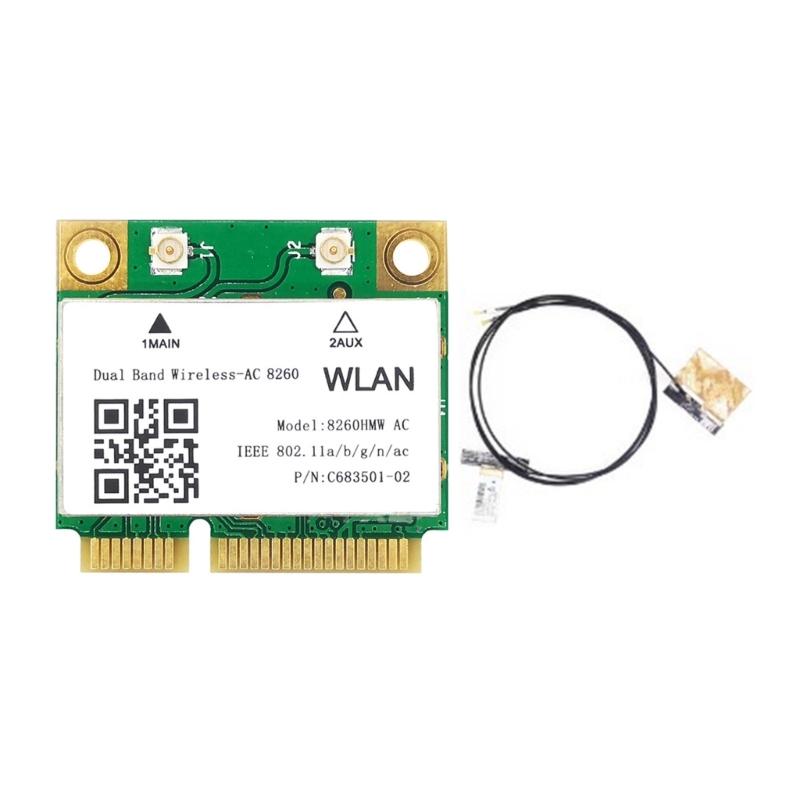 Wireless-AC 8260HMW PCI-e Wifi k карта 2.4g 5g WI-FI -совместимая4.2 867Mbps 8260 WIFI адаптер