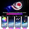 2PCS Led Angel Eyes 60mm 70mm 80mm 90mm Headlight DRL RGB DRL Halo Rings APP Bluetooth Cotton with Turn Signal Lights 12V 24V