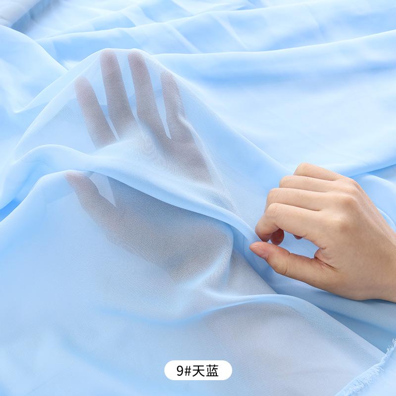 Летние шифоновые ткани, платье, одежда, материал, драпировка, удобная, однотонная ткань, шитье, ручная работа, аксессуары для одежды своими руками