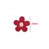 Colorful Flower Shaped Sewing Accessories DIY Handmade Crafts Appliques Patches Headwear Badge