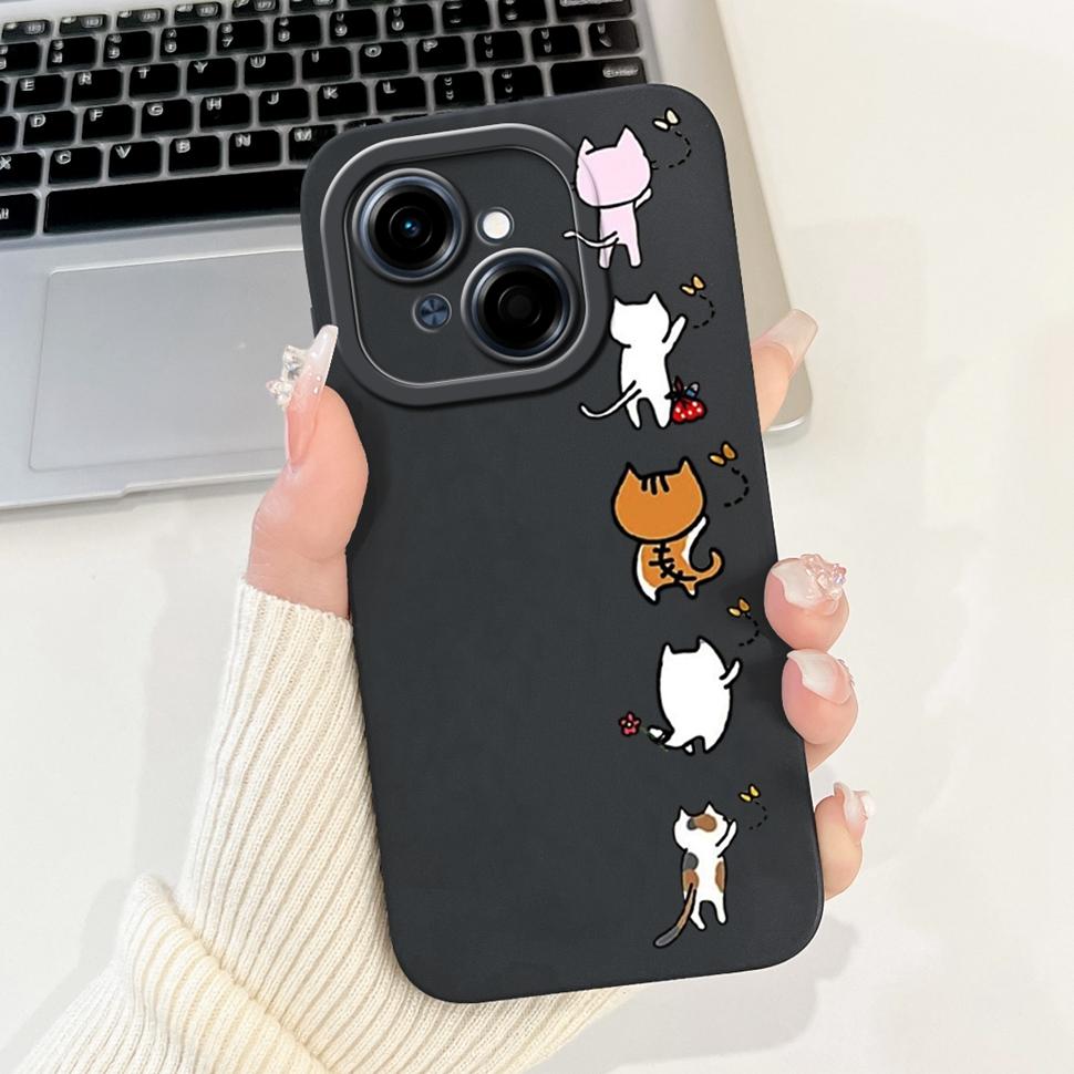 Чехол для Tecno Spark Go 1 Go1 Милый Мультяшный Чехол Мягкий Силикон Fundas Чехол для Телефона Для Tecno SparkGo Spark Go 2025 Задняя Крышка Capa