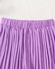 Летний комплект из двух предметов для девочек: Короткие плиссированные брюки на подтяжках и топ.