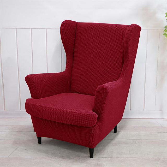 Чехлы на спинку стула из флиса с крылышками, водоотталкивающие эластичные чехлы на кресла с подушками, чехлы для одного дивана