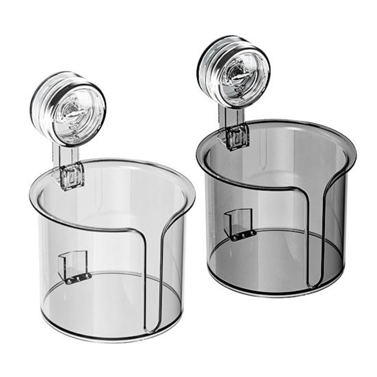 Tissue Box Wall-Mounted Roll Paper Holder with Vacuum Suction Cup Easy Installation Tissue Organizer for