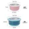 Baby Sealed Stainless Steel Bento Lunch Box - Anti-slip Round Noodle Bowl
