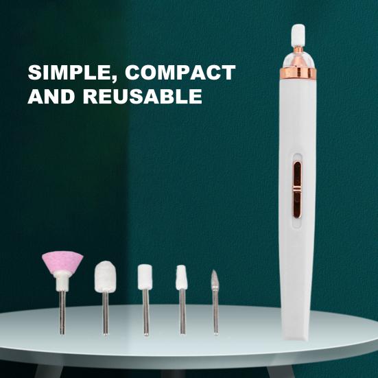 1 комплект, электрическая пилочка для ногтей, высокоскоростная, экономичная, долговечная, отличная ручная шлифовальная машина со сверлами для салона