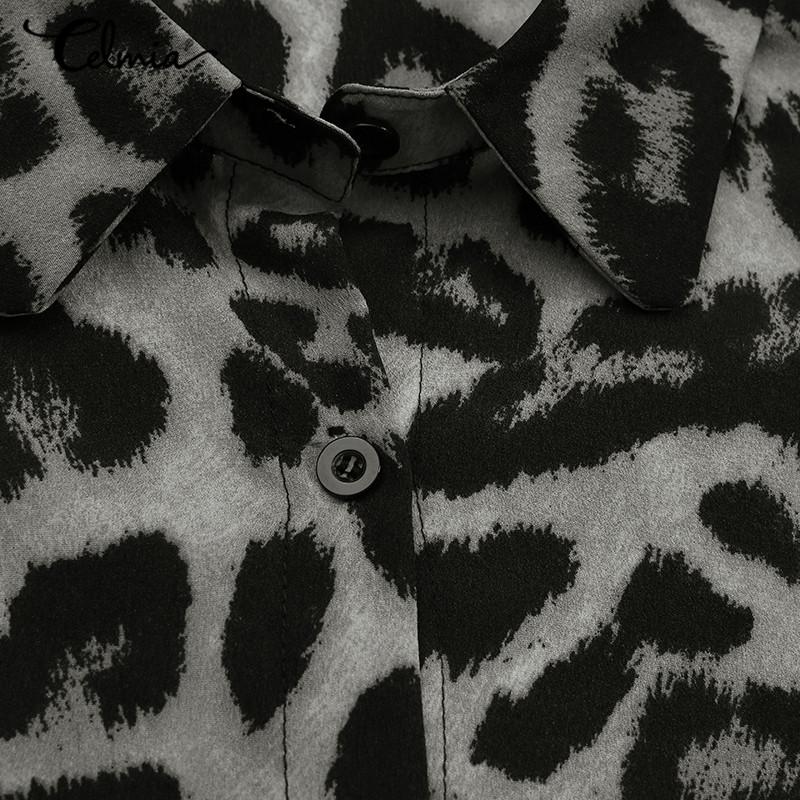 Женская блузка с леопардовым принтом