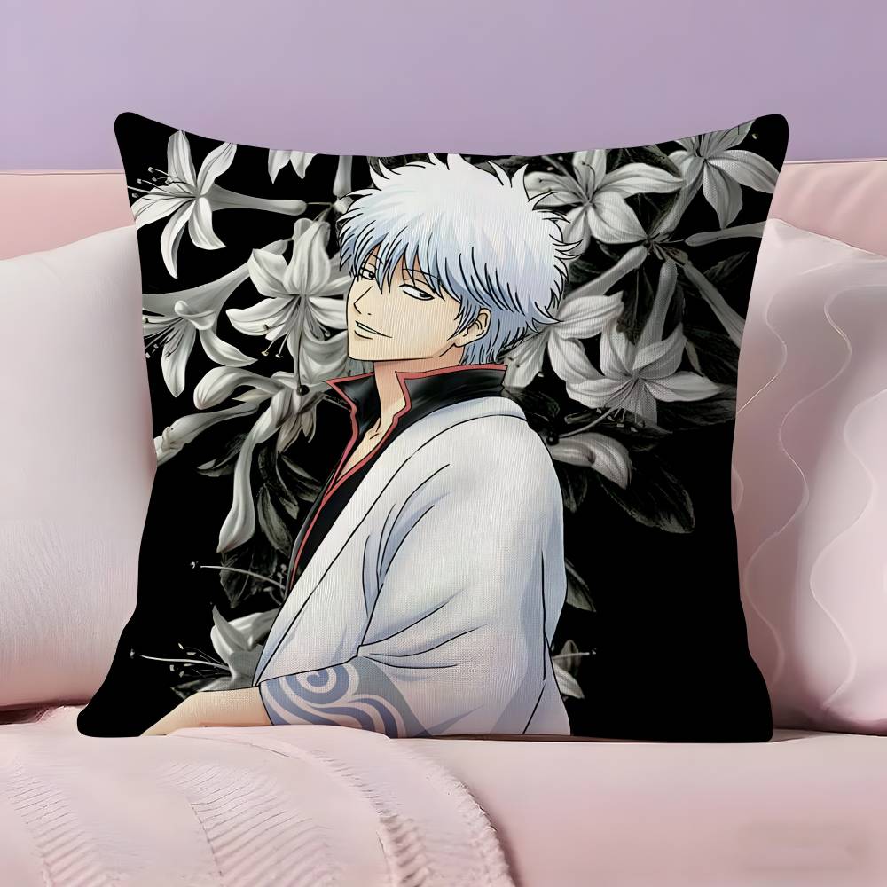 G-GINTAMA Аниме Наволочка Ультрамягкая Ткань, Дружелюбная к Коже Облачный Комфорт и Скрытая Молния