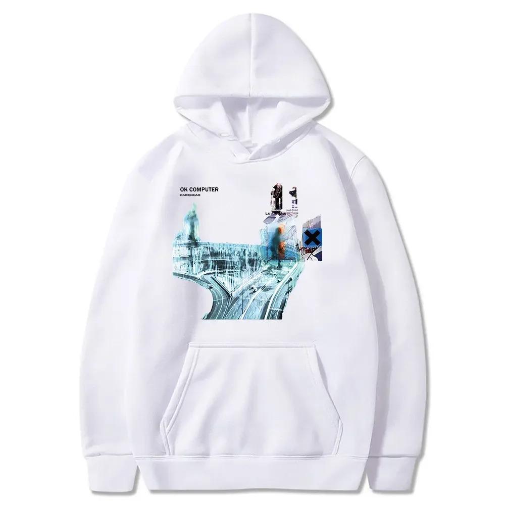 Radiohead Ok Computer Cd Lp Vinyl Poster in Rainbows Thom Yorke Popular Classic Hoodies Couple Streetwear Pullover Tracksuit Female Male Clothing