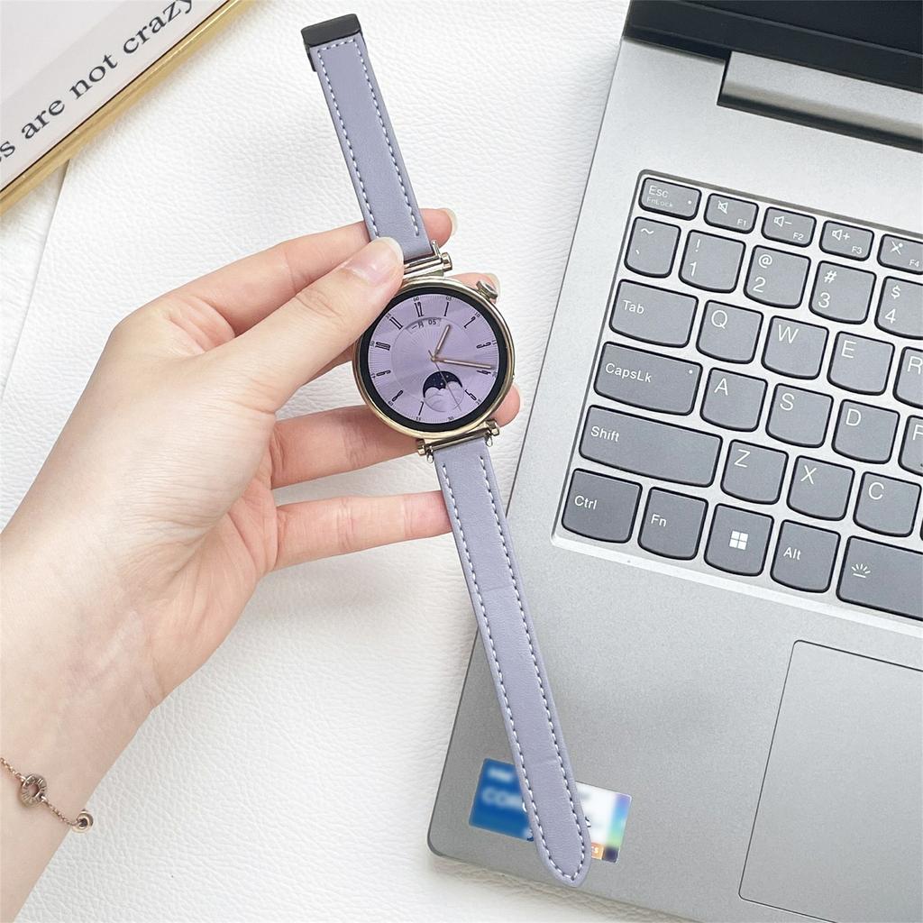 Для Samsung Galaxy Watch7/Watch FE/Watch6/Watch 5/Watch4 Универсальный 20 мм Магнитная застежка Тонкий ремешок для часов из микрофибры