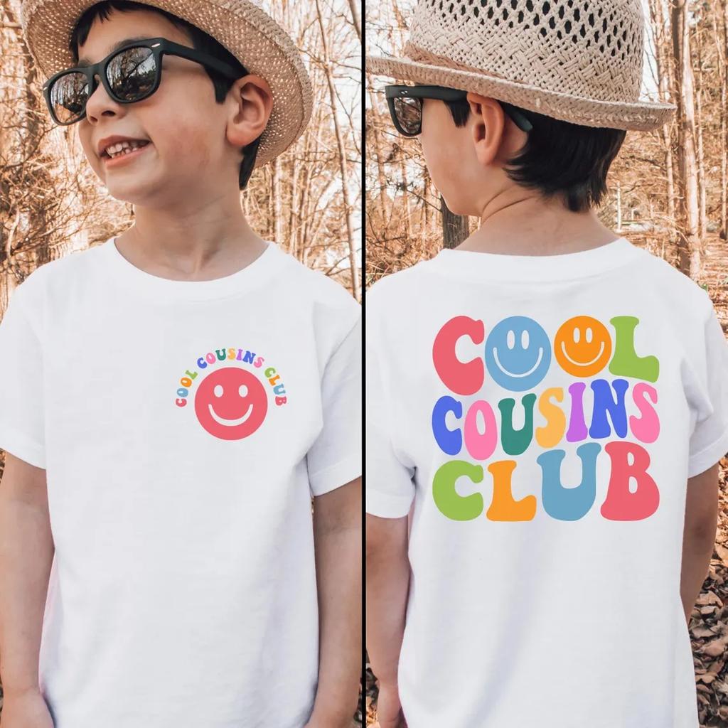 Cool Cousins Club Shirt Cousin Crew Kids Shirt Cousin Crew Cool Cousins Club Cousin TShirts Big Cousin Tshirt Boys Tops