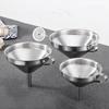 304 Stainless Steel Funnel with Slag Filter Detachable Kitchens Accessories Oil Wine Sub-funnel Mesh Colander Cooking Tools