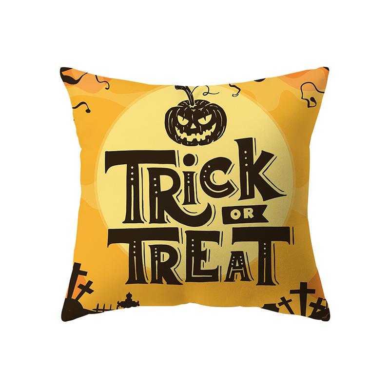 Pumpkin Collection Halloween Theme Pillow Cover Sofa Cushion  Holiday Gift Party Decoration Home Decor