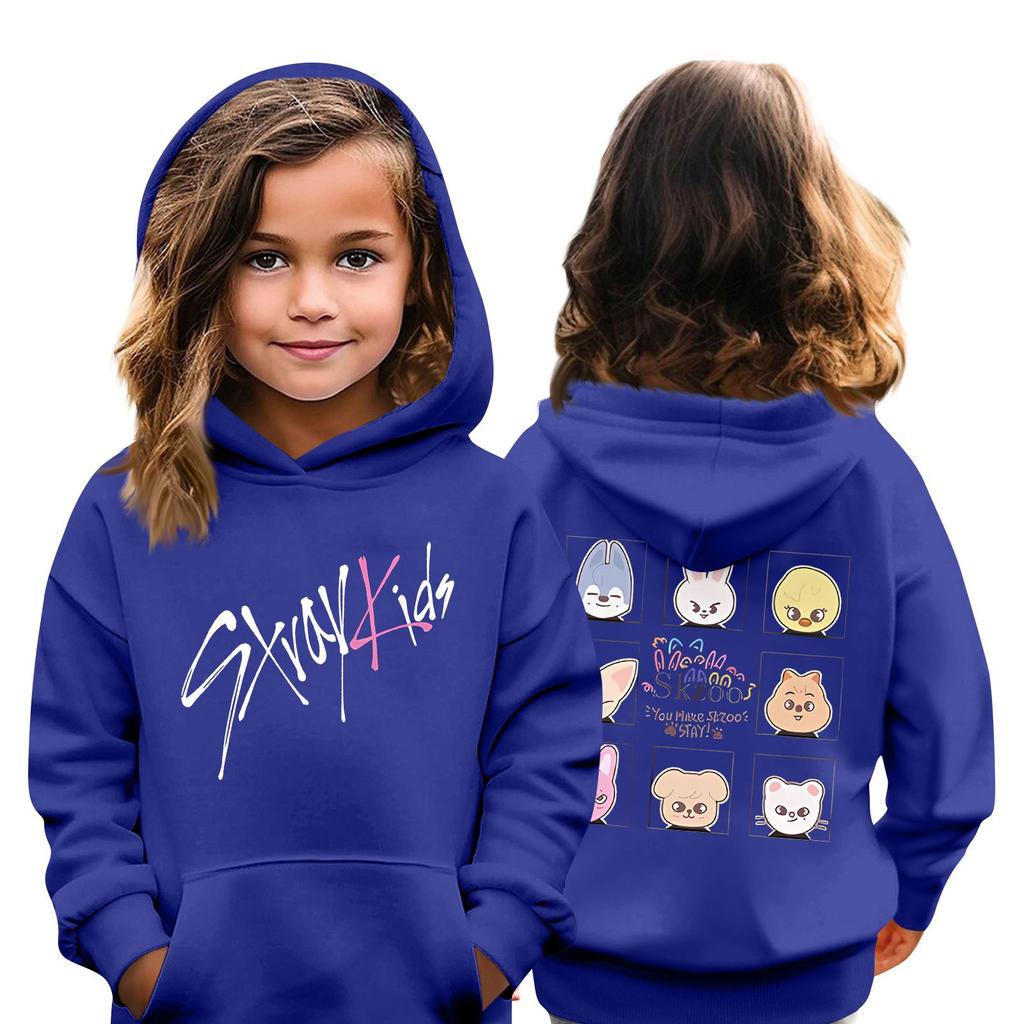 Kids Fashion Casual Top Stray Kids Korean Combo Printed Pullover Sweatshirt