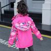 Children's Jackets  Girls Autumn and Winter Outdoor Three-in-one Detachable Windproof Jackets Big Children's Clothing Tops