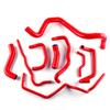 Red Silicone Coolant Radiator Hose Kit for Volkswagen VW Golf GTI MK4 1.8T 00-06