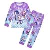 Children's Fashion Suit Skirt Round Neck Long Sleeve Top Pants