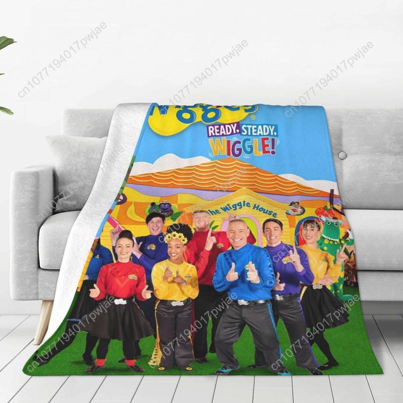 Одеяло The Wiggles Качественное Теплое Мягкое Австралийская Детская Музыкальная Группа Плед Зима Пикник Спальня Забавное Покрывало