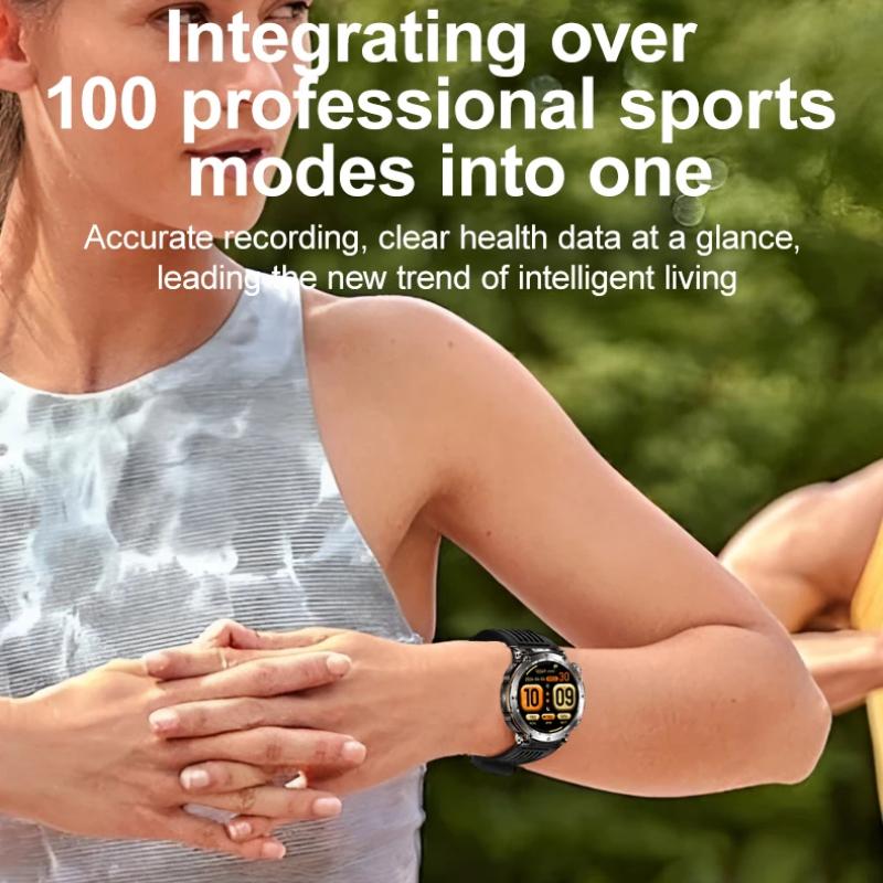 Новые водонепроницаемые смарт-часы 5 АТМ для мужчин, 600 мАч, уличные смарт-часы, GPS, компас, пульсометр, светодиодный фонарик, Bluetooth-звонок, спортивные смарт-часы