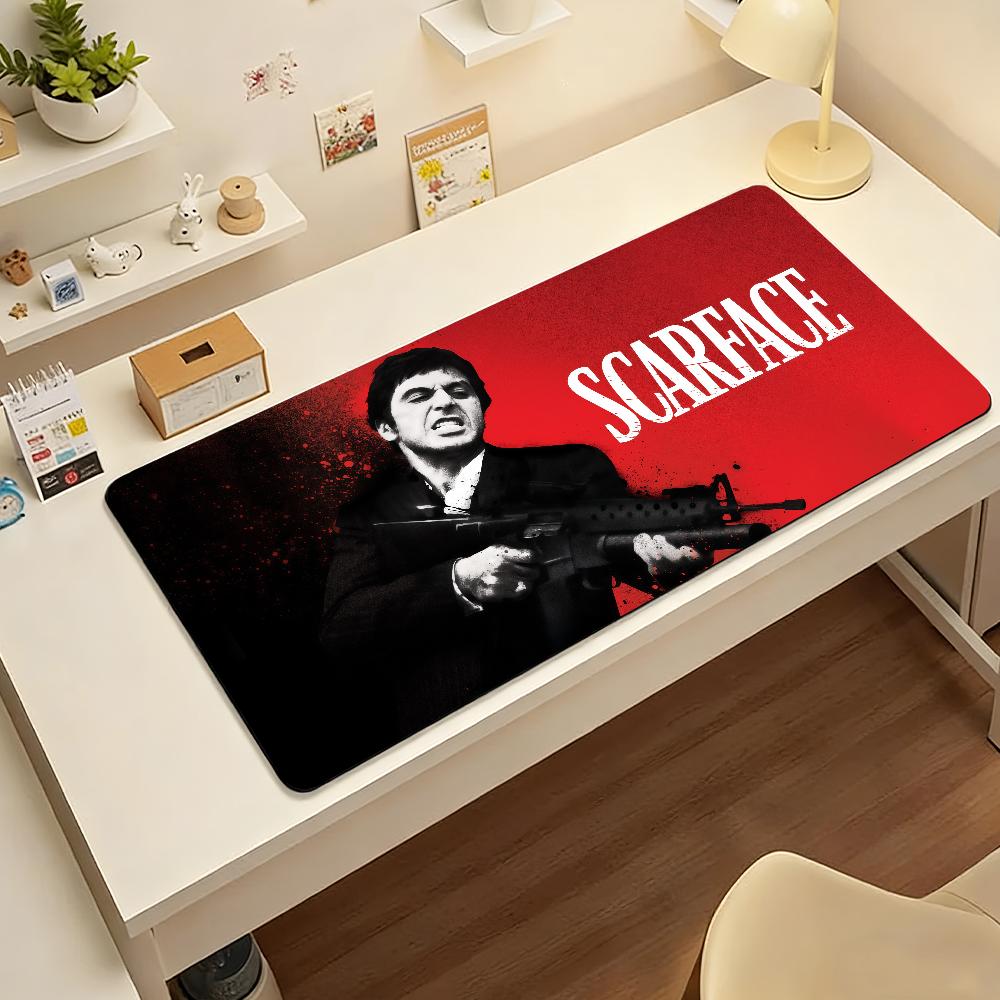 Коврик для мыши Scarface Нескользящий коврик для стола Аксессуары для ПК и ноутбуков Резиновый Офисная клавиатура Большой Игровой Декор