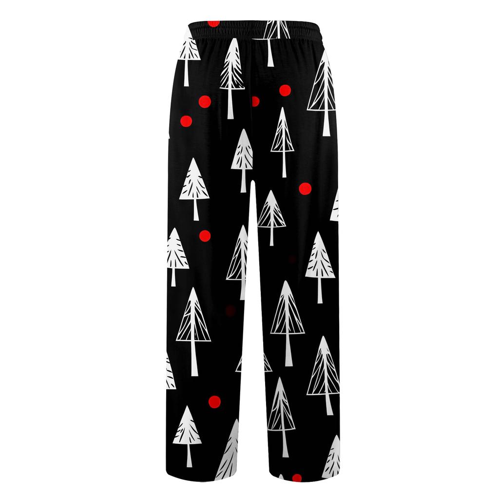 Мужские домашние мягкие пижамные штаны со шнурком и карманами, повседневные спортивные штаны