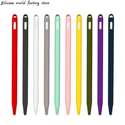 Силиконовый мир Силиконовый пенал Пенал с сенсорным экраном для Apple Pencil 2-го поколения Силиконовый защитный держатель Чехол Защитный от царапин Чехол