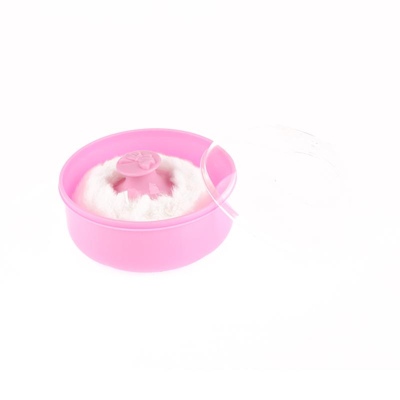 Сухая пудра-пуховка с коробкой Baby Soft Face Body Cosmetic Powder Puff Talcum Powder Sponge Box Case Case Container