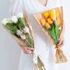 1 Bag Flower Bouquet Sleeves Eco-friendly No Odor Flower Wrapping Kraft Papers Floral Arrangement Supplies