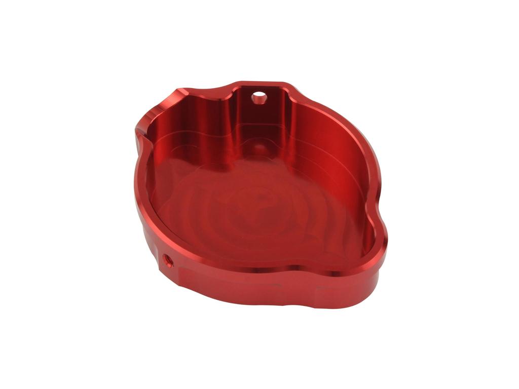 POSH 132315-02 Мотоциклетные принадлежности Алюминиевая машинная крышка радиатора Z900RS/CAFE (21-23 года) красный