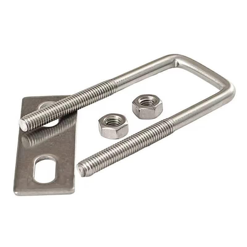 304 Stainless Steel Right-Angle U-Bolt Clamp