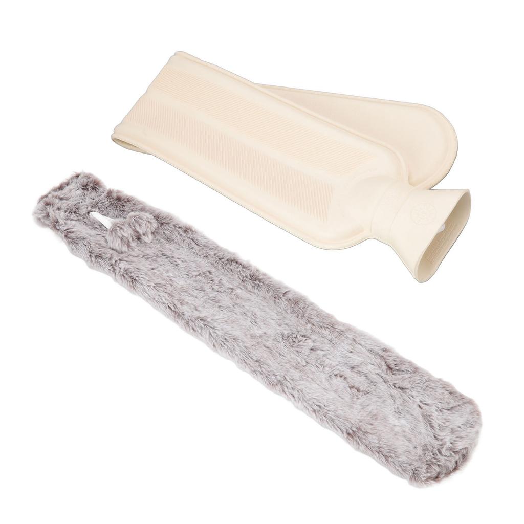 2000ML Hand Warm Water Bag Explosionproof Rubber Plush Hot Water Bottle for Winter