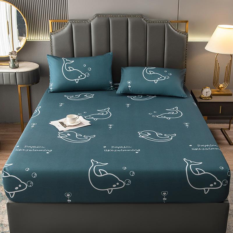 Водонепроницаемый чехол для матраса, наматрасник с глубоким карманом, простыня с эластичной резинкой, моющийся и легкий в уходе