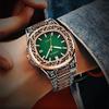 Роскошные мужские наручные часы Светящиеся Водонепроницаемые Дата Мужские часы Нержавеющая сталь Мужские кварцевые часы Повседневные мужские часы