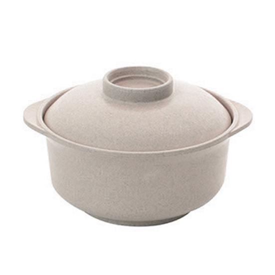 Безопасная миска для лапши быстрого приготовления. Термостойкая, легко очищаемая, небьющаяся, легкая миска с ручкой.