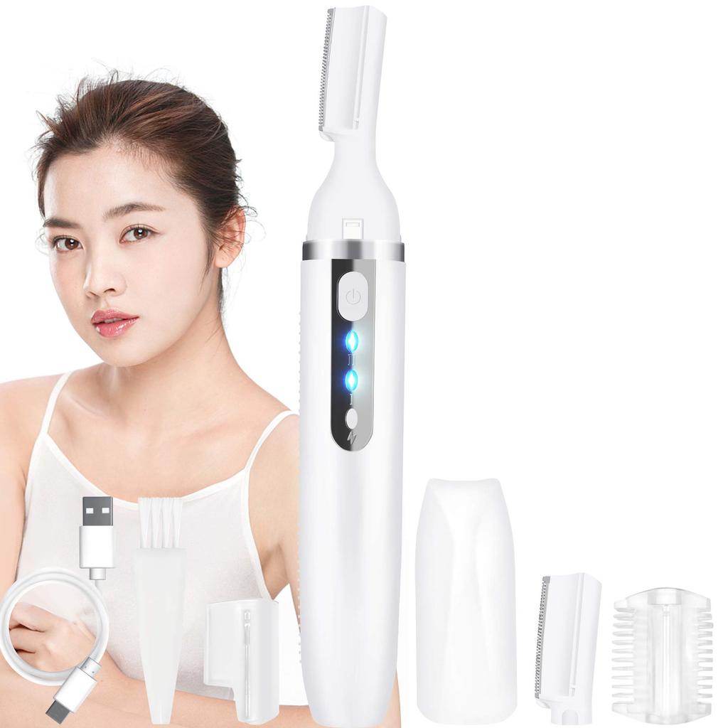 Sugarman Eyebrow USB Facial Eyebrow Electric Electric Shaver for Women and Facial Underarm Eyebrow Full Body Washable Inner Low Includes Eyebrow