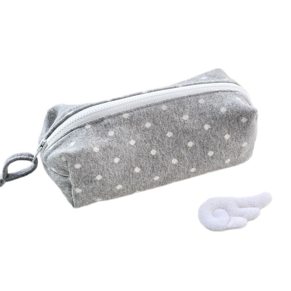 Sweet Pencil Case Large Capacity Zipper Stationery Pouch Desktop Organizer Makeup Bag Student