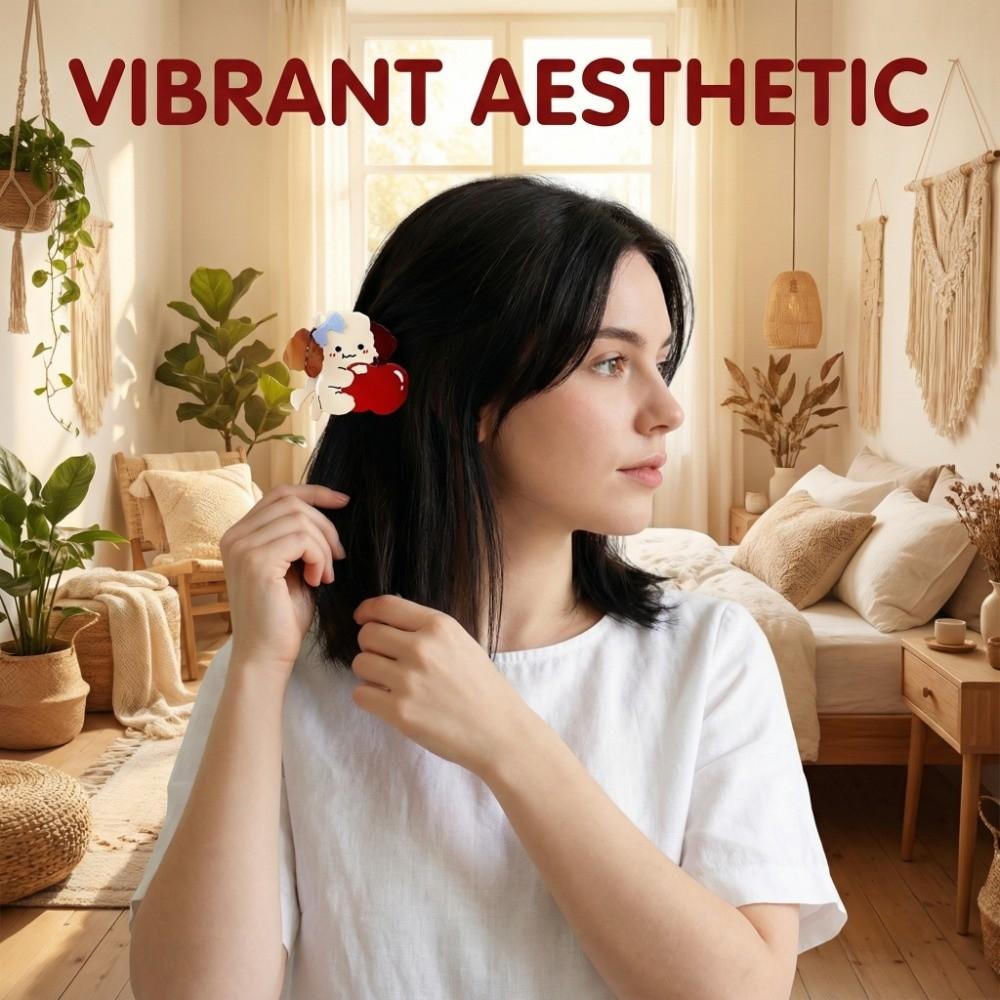 Hair Accessories Acetic Acid Hair Claw Large Hair Clip Sweet Cartoon Shark Clip Daily