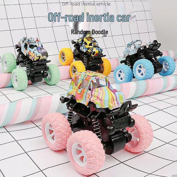 Инерционная полноприводная игрушечная машина для бездорожья для детей