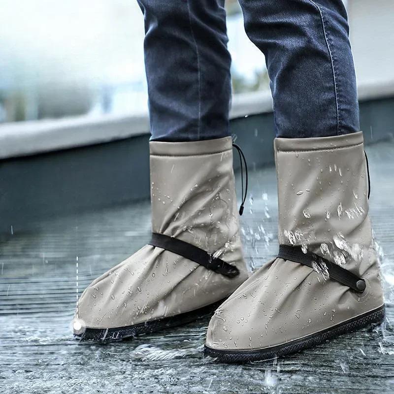 Covers Rainy Day Light Weight Galoshes Men's Rain Boots Waterproof Resistant Male Shoes Garden Fashion New Comfortable City Work