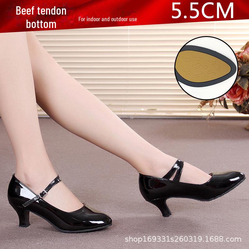 Женские танцевальные туфли серебристого цвета на низком каблуке для выступлений в стиле латиноамериканских, квадратных и современных танцев