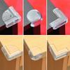 Transparent Silicone Table Corner Protectors - Glass Furniture Anti-Collision Bump Guards