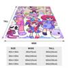 Anime The Amazing Digital Circus Blankets Fleece Spring Autumn Multi function Ultra Soft  Blanket for Sofa Travel Bedspread