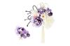 Hair Coming of Age Graduation Cherry Japanese Tassel Made In Japan [SOUBIEN] Ornament, Ceremony, Ceremony, 2-Piece Set, Purple, White, Peony, Blossom,