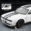 1:24 Dodge Challenger SRT Hellcat Alloy Car Model Diecasts Metal Sports Car Vehicles Model Simulation Sound Light Kids Toys Gift