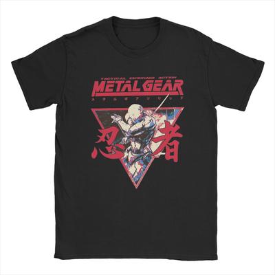 Футболка для мужчин с круглым воротом, хлопковые футболки MGS Gothic Phantom Hipster с коротким рукавом, забавные футболки