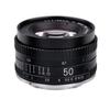 Camera Lens 50mm F1.7 Metal Large Aperture Standard Prime Full Frame Portrait Manual Focus Lens for Canon EOS M42 Nikon Camera
