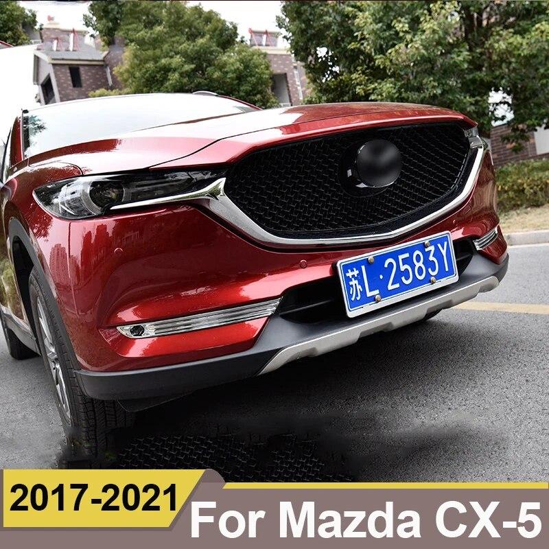 Для Mazda CX-5 CX5 2017 2018 ABS хром передняя противотуманная фара крышка лампы накладка бампер отражатель аксессуары