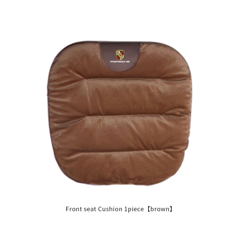 Car Seat Cover Velvet Protector Mat Cushion Accessories For Porsche 911 718 Taycan Panamera Cayenne Macan Boxster Cayman Pajun