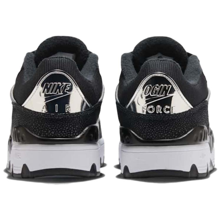 Nike Nigo X  Air Force 3 Comfortable Versatile Non-Slip Wear-Resistant Low-Top Skate Shoes Unisex Sneakers Black White HV8070-001