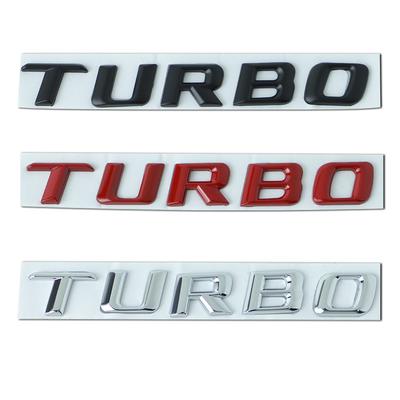 Эмблема Turbo Наклейка на автомобиль 3D Металлическая эмблема Turbo Наклейки для C63 E300L Боковая наклейка на крыло Стайлинг автомобиля Рефитинг Наклейка